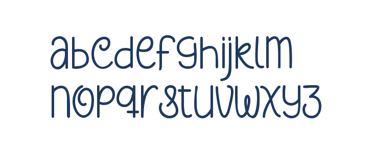 Slowly Lovely Sans Lowercase