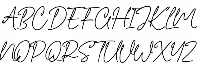 Slowly Moment Free Regular Font OTHER CHARS