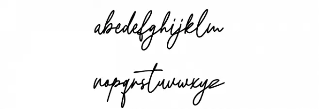 Slowly Moment Free Regular フォント 小文字
