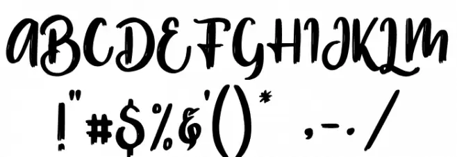 SlowlyOne Font OTHER CHARS