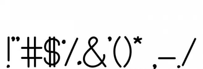 Slubby Slurpie Font OTHER CHARS