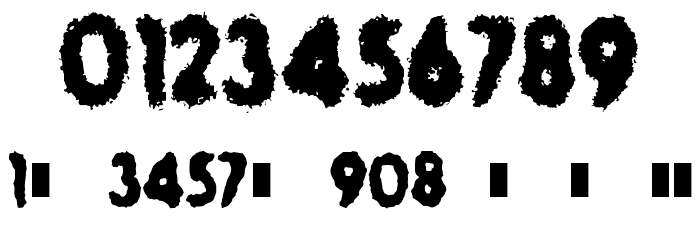 Sludge-Bucket Font OTHER CHARS