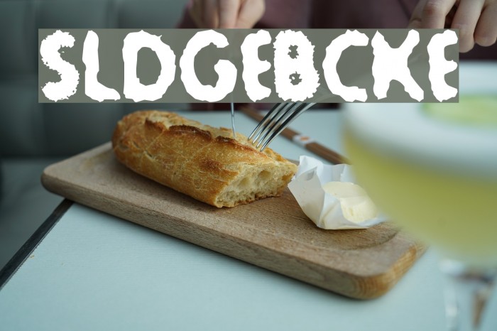 Sludge-Bucket Font examples