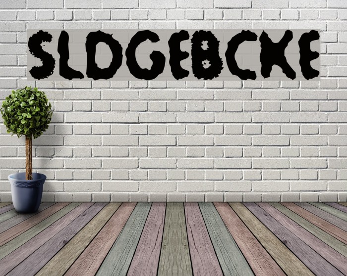 Sludge-Bucket Font examples