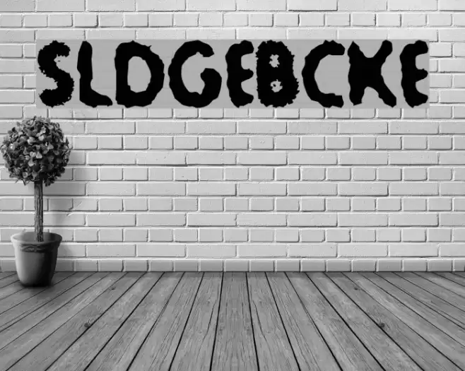 Sludge-Bucket Font examples