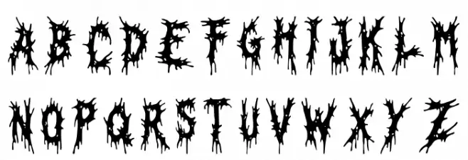 Sludgeborn Regular خط محارف أخرى