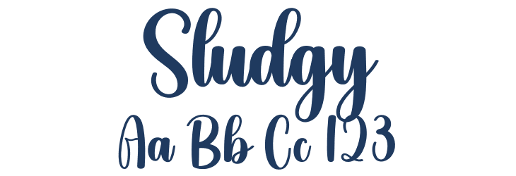 Sludgy Font Preview