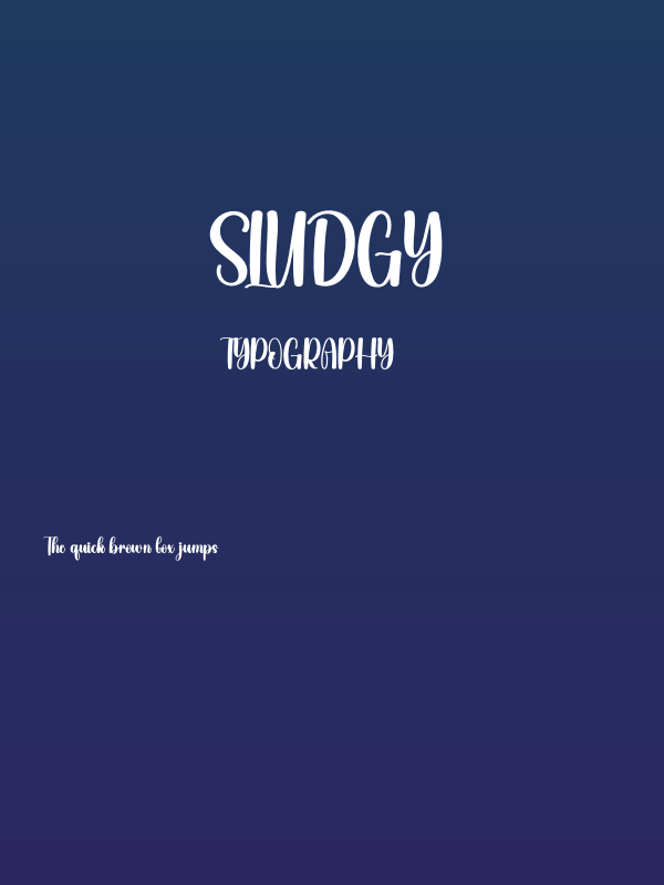 Sludgy Poster