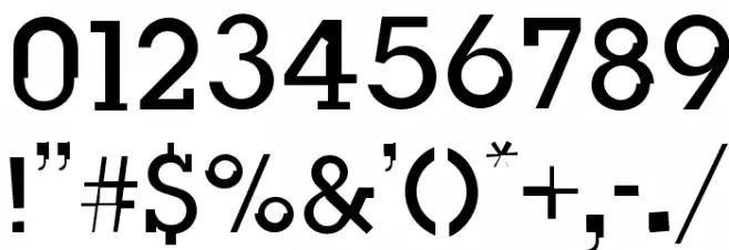 Slug Bug Open Regular Font OTHER CHARS