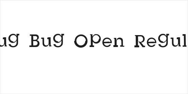 Slug Bug Open Regular Logo