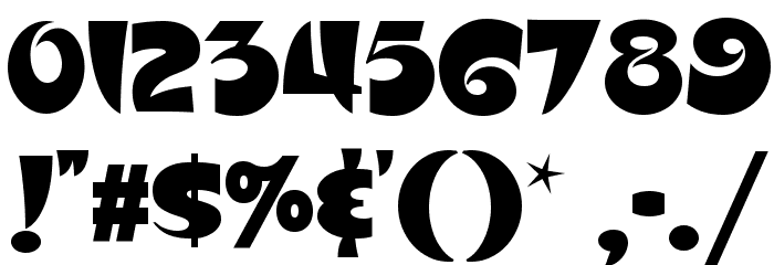 Slugfest NF Font OTHER CHARS