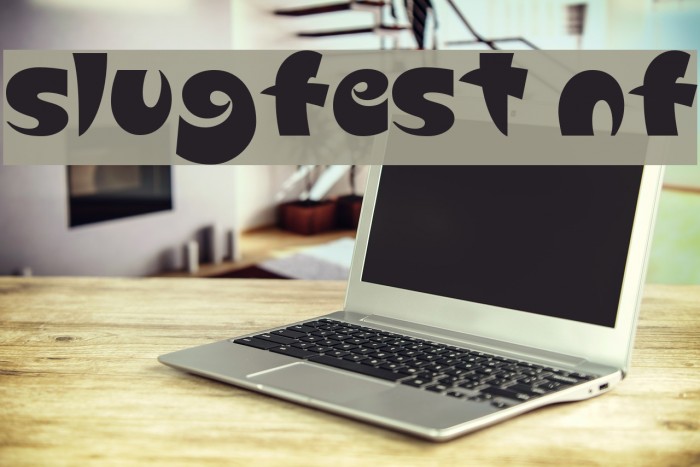 Slugfest NF Font examples