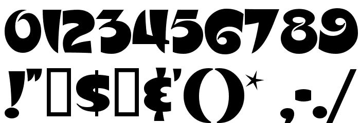 Slugfest Font OTHER CHARS