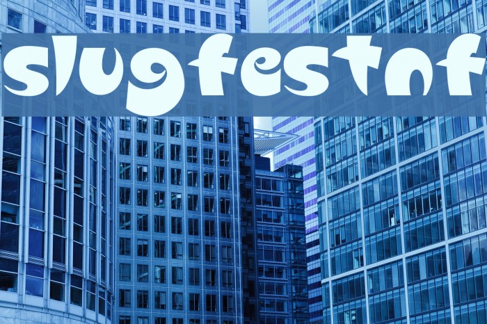 SlugfestNF Font examples