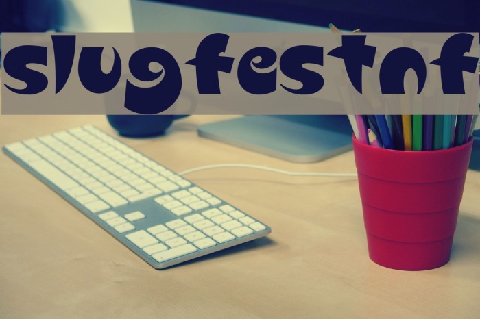 SlugfestNF Font examples