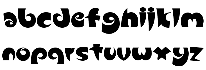 SlugfestNF Font LOWERCASE