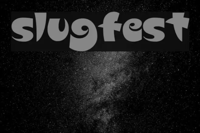 Slugfest Font examples