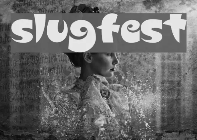 Slugfest Font examples