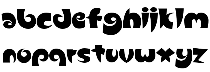 Slugfest Font LOWERCASE