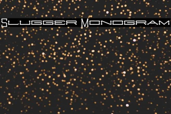 Slugger Monogram Example 2