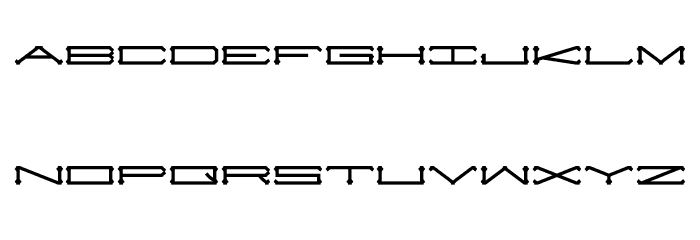 Slugger Monogram Font LOWERCASE