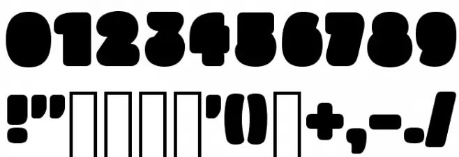 Slukoni Fat Font OTHER CHARS