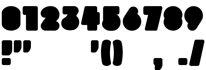 Slukoni Medium Font OTHER CHARS