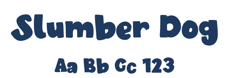 Slumber Dog Font Preview