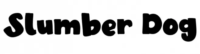 Slumber Dog  Frei Schriftart Herunterladen