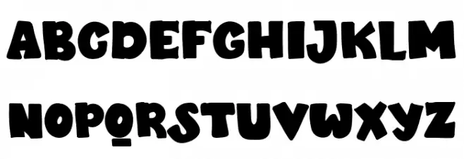 Slumber Dog Font UPPERCASE