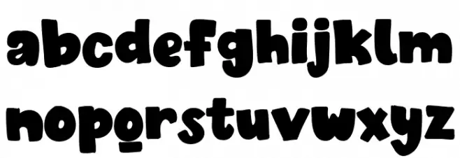 Slumber Dog Font LOWERCASE