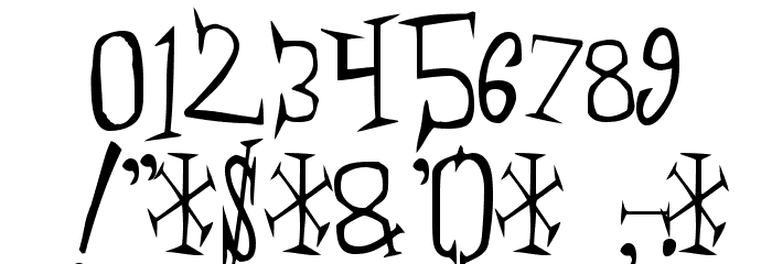 SlumberParty Font OTHER CHARS