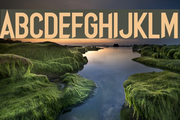 Slumber's Weight Font examples