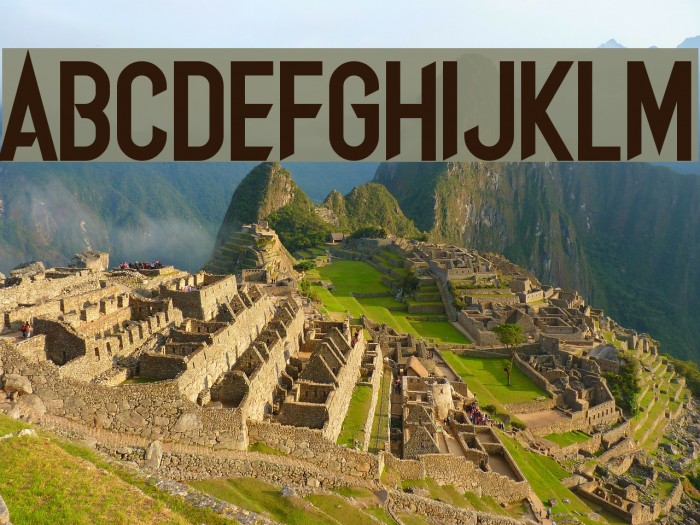 Slumber's Weight Font examples