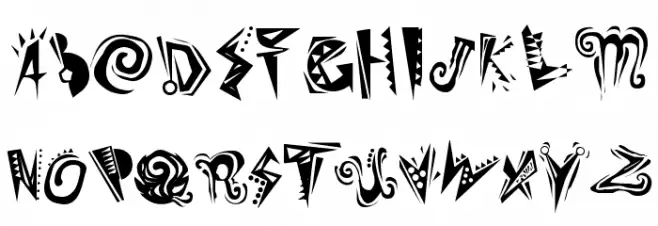 Slumgullion Plain Font Litere mari