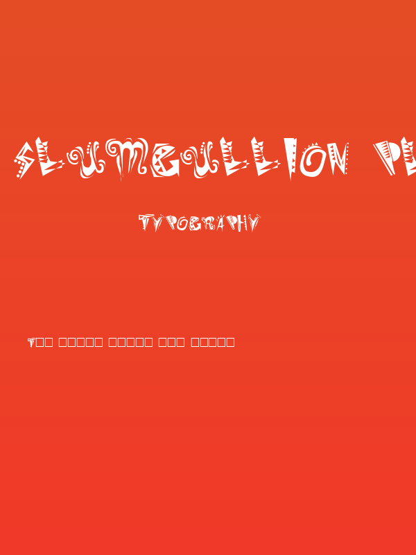 Slumgullion Plain Poster