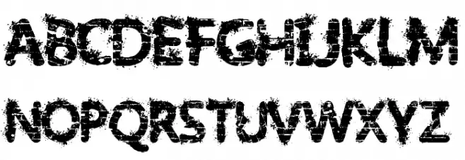 Slumlord Eviction Font Litere mari