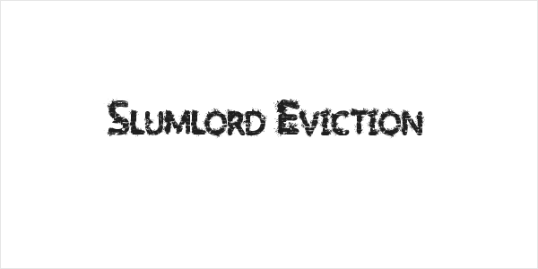 Slumlord Eviction Logo