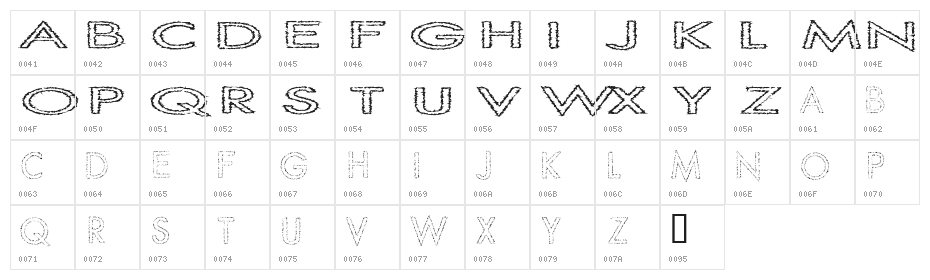 Slur Crumb Character Map