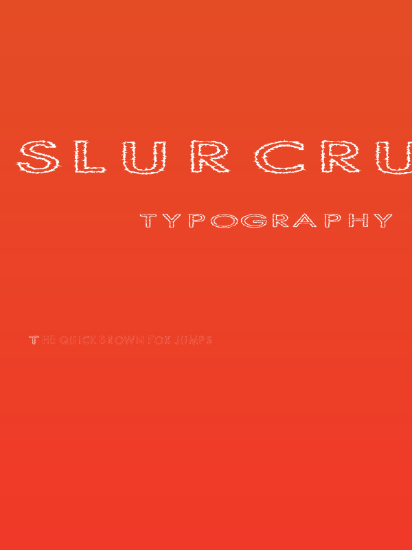 Slur Crumb Poster
