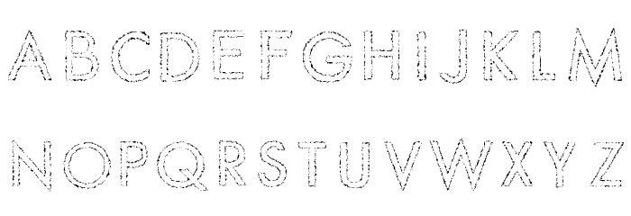 Slur Crumb Font LOWERCASE
