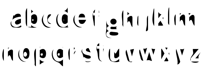 Slushfaux Union Font LOWERCASE