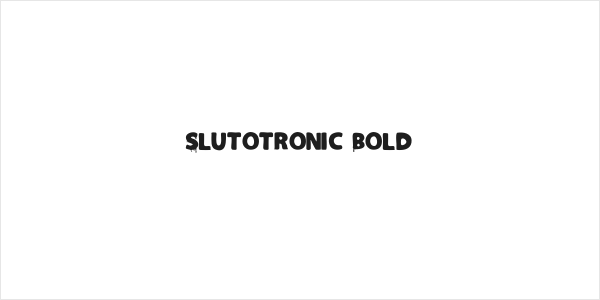 Slutotronic Bold Logo