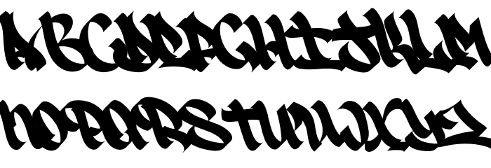 SlySki Original Font LOWERCASE