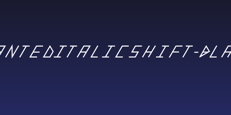 slantedITALICshift-Black Social Header
