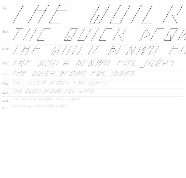 slantedITALICshift-Thin Waterfall