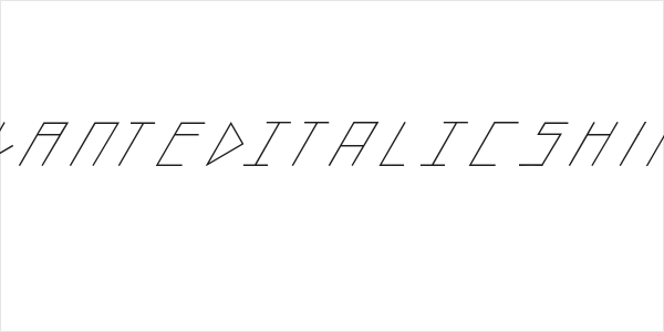 slantedITALICshift Logo