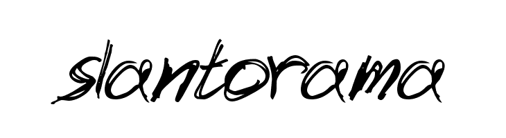 slantorama Font