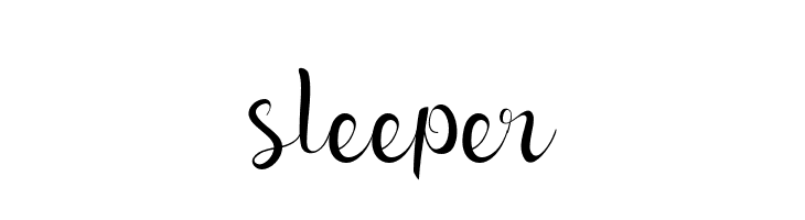 sleeper  नि: शुल्क फ़ॉन्ट्स डाउनलोड