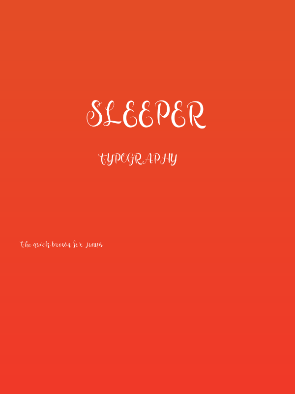 sleeper Poster